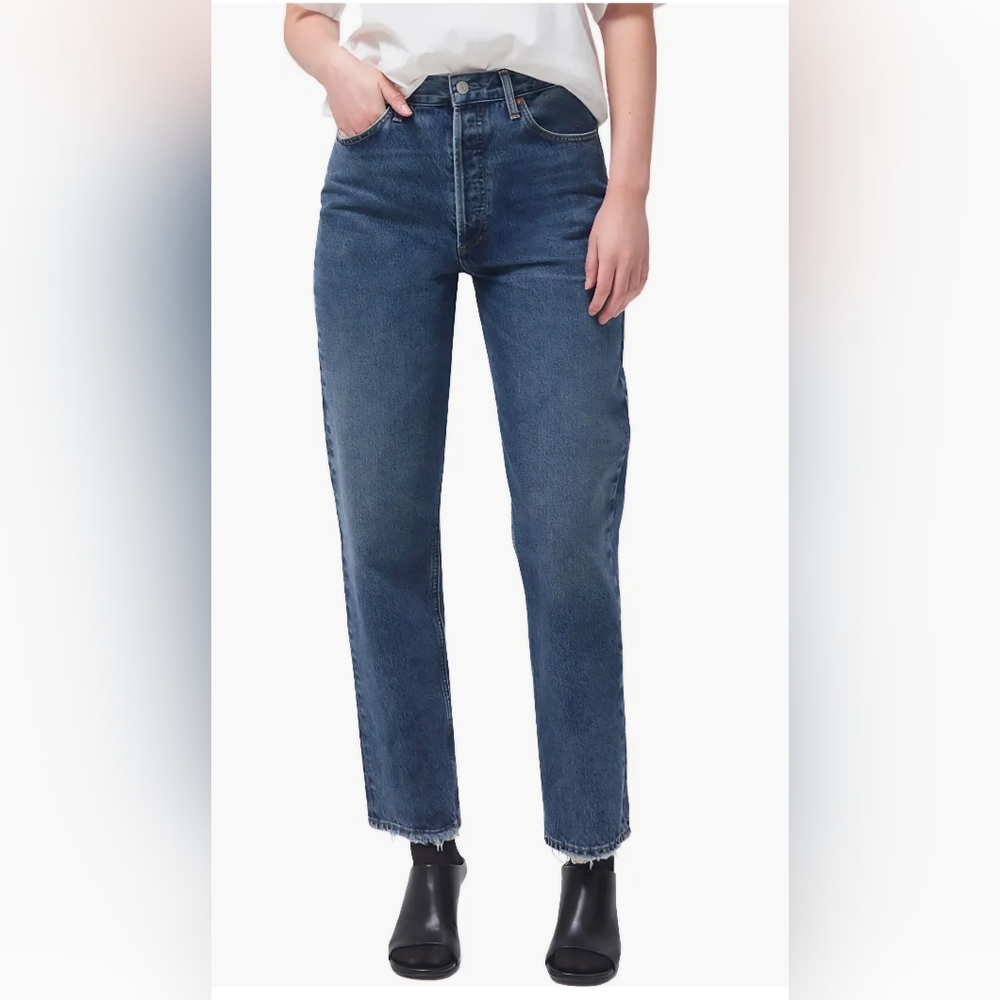 '90s Pinch High Waist Straight Leg Organic Cotton Baggy Jeans AGOLDE